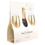 Moët & Chandon Brut Imperiál + 2 zlaté poháre, GIFT