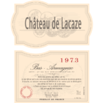 Armagnac Cháteau de Lazace 1973 46,4% 0,7 LTR v drevenom boxe